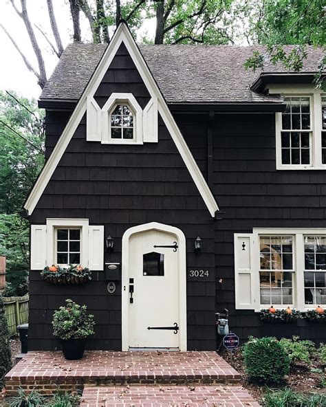 exterior homes with black roof